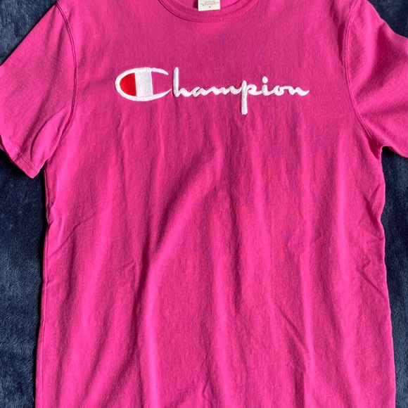 Pink Champion shirt; Size Medium - Picture 2 of 4